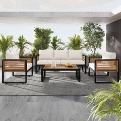 4-Piece 5-Person Conversation Set | Cozy Cove Furniture | FG201235AAA