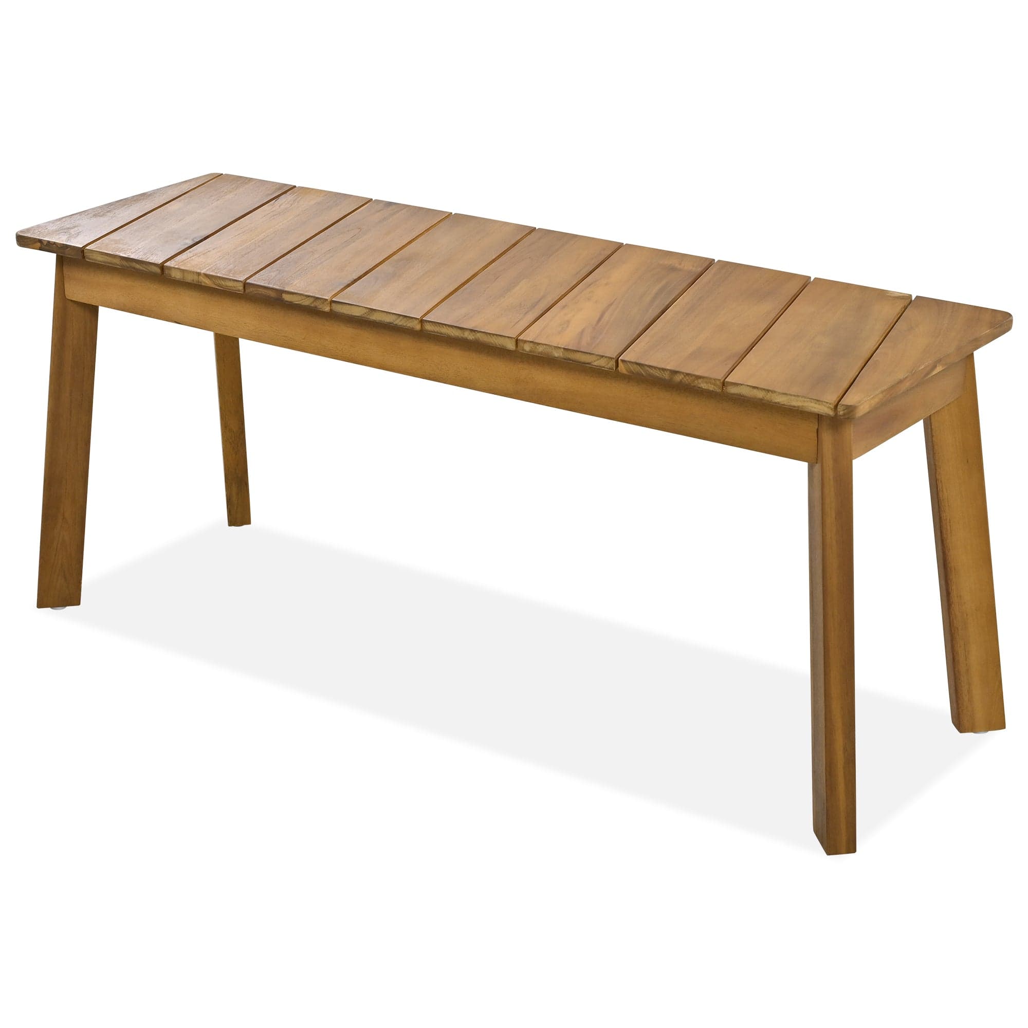 Eco-Friendly 3-Piece Acacia Wood Dining Set with Benches | Cozy Cove Furniture
