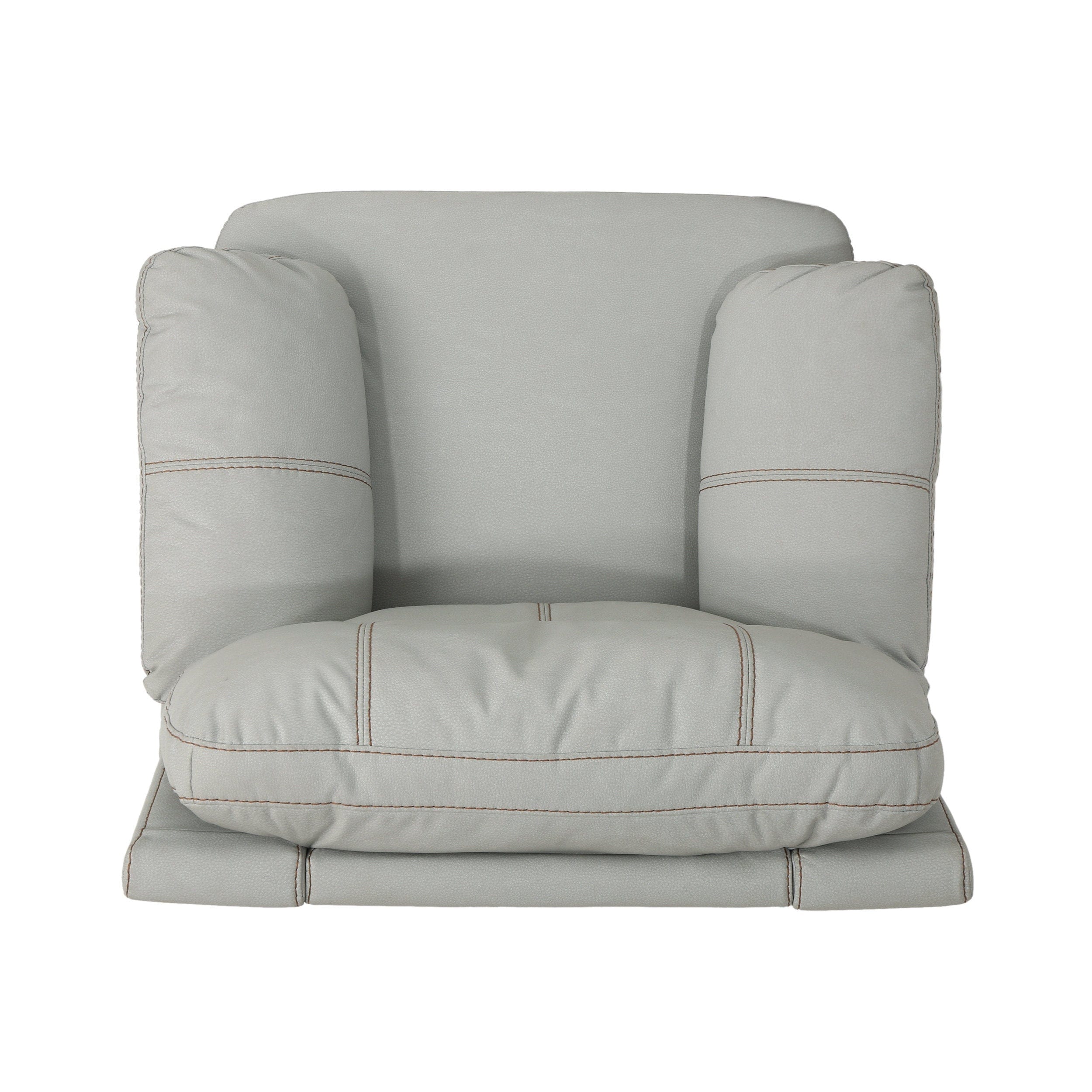 39.5" Wide Faux Leather Power Swivel Recliner with USB Port | Cozy Cove Furniture