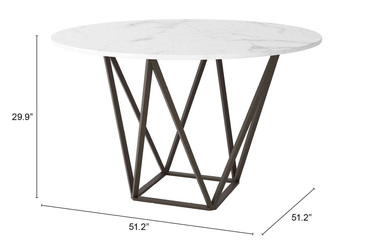 Zuo Tintern Dining Table 100715