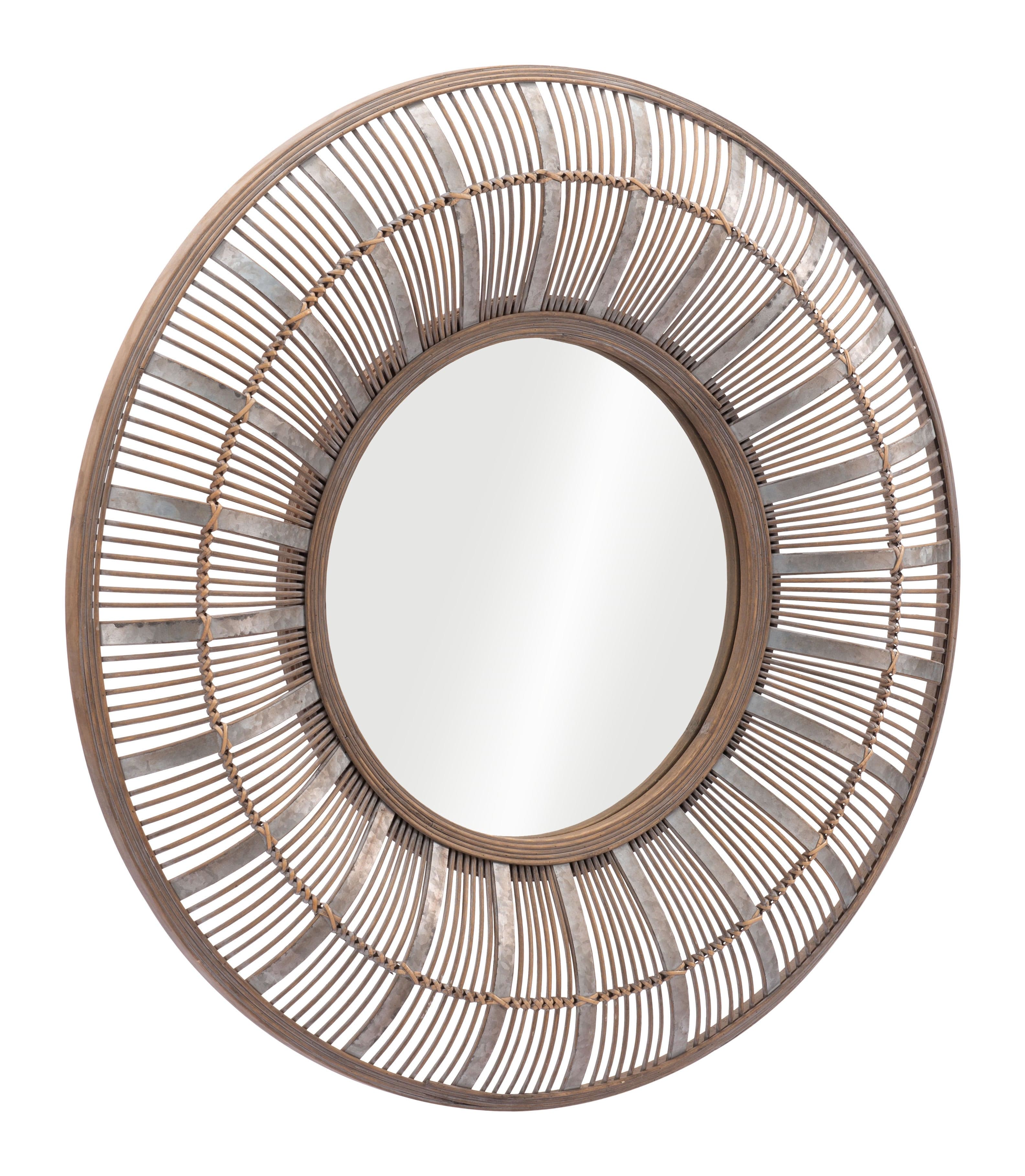 ZUO Toto Mirror Antique Brown A12263