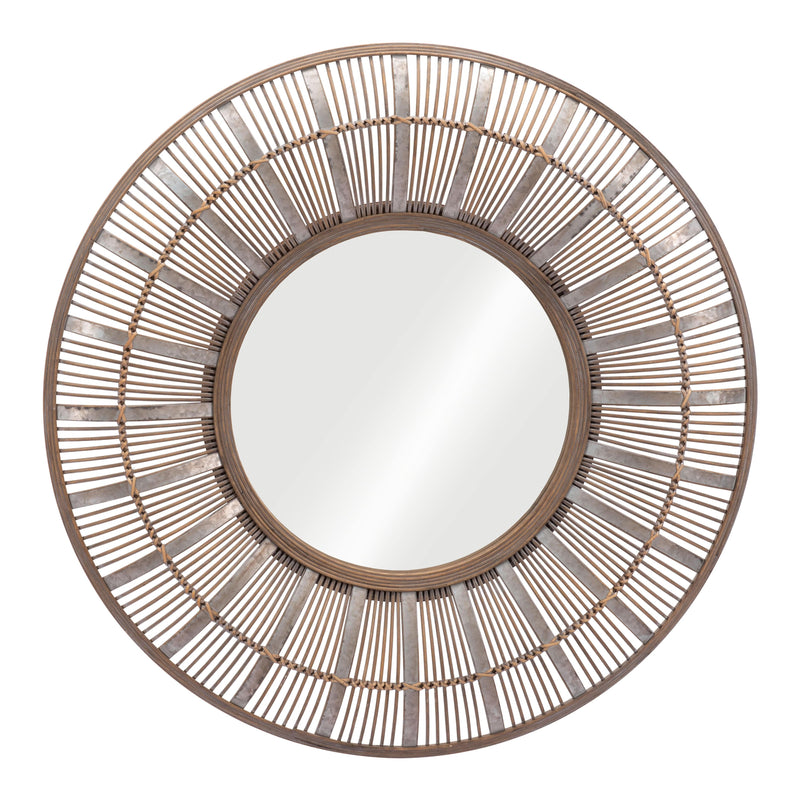 ZUO Toto Mirror Antique Brown A12263