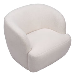 ZUO Govan Swivel Chair Ivory 109912