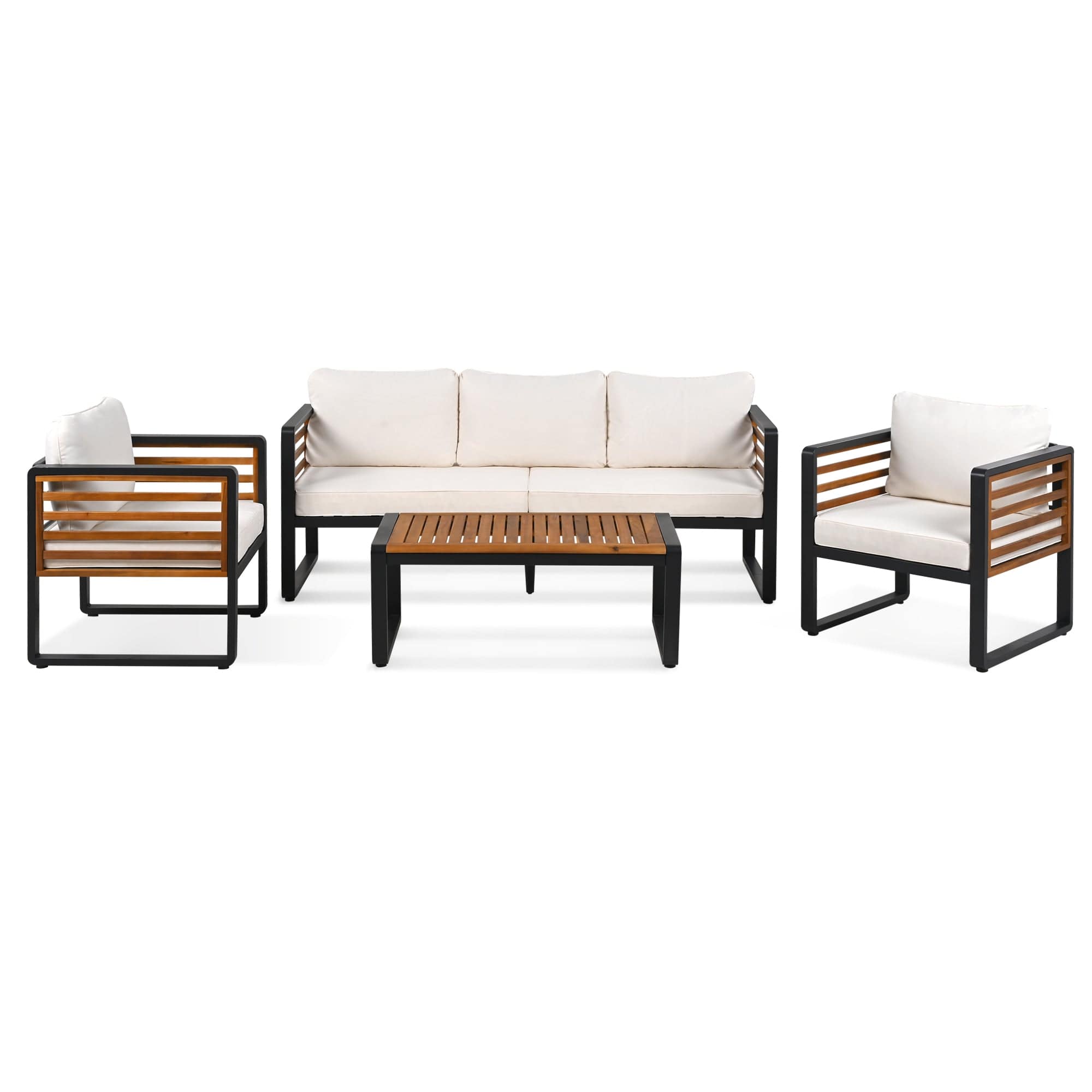 4-Piece 5-Person Conversation Set | Cozy Cove Furniture | FG201235AAA