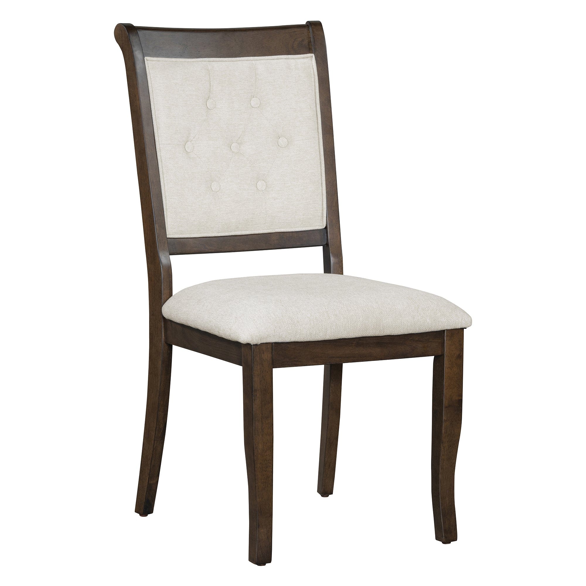 5-Piece Vintage Dining Set – Round Pedestal Table with Upholstered Chairs | Cozy Cove Furniture | ST000121AAP