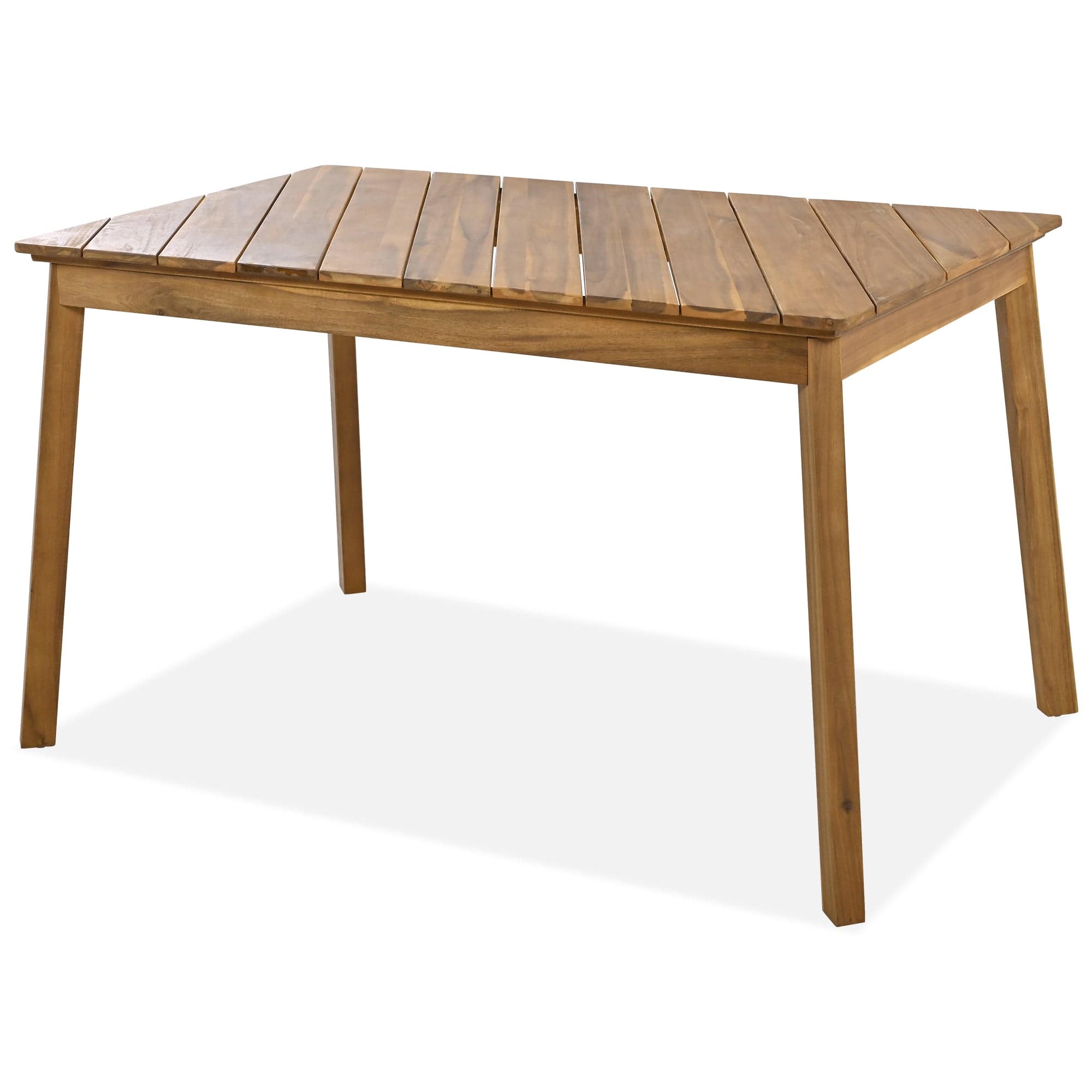 Eco-Friendly 3-Piece Acacia Wood Dining Set with Benches | Cozy Cove Furniture