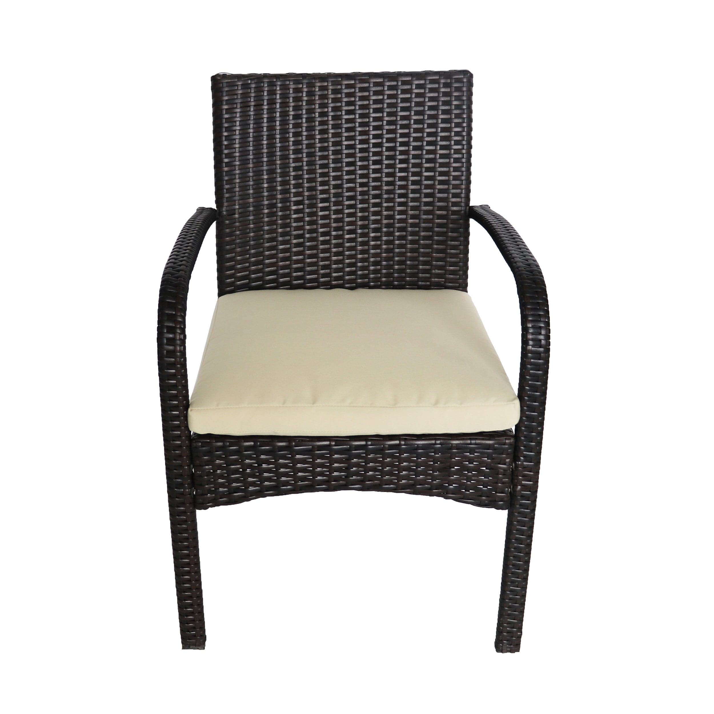 3-Piece Outdoor Bistro Dining Set with Cushioned Chairs | Cozy Cove Furniture