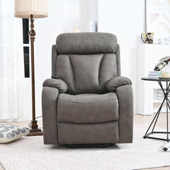 Lift Chair Recliner for Elderly with Power Remote Control in Dark Gray | Cozy Cove Furniture