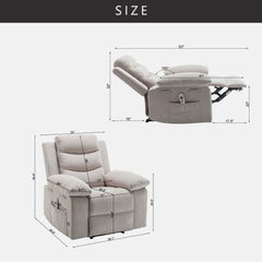 Power Recliner Chair with Adjustable Massage and Heating System | Cozy Cove Furniture