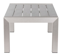 ZUO Cosmopolitan Coffee Table Gray & Silver 701860 - Cozy Cove Furniture