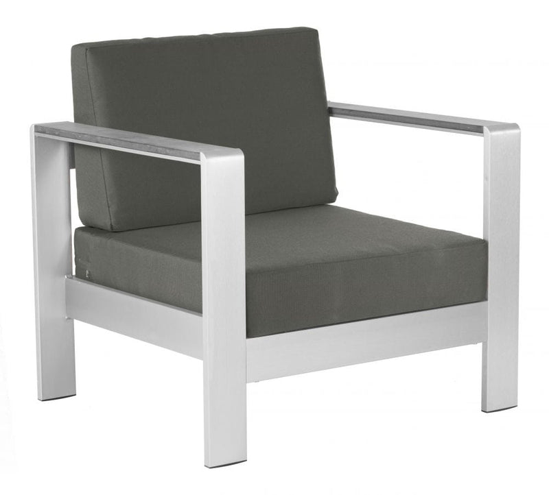 ZUO Cosmopolitan Arm Chair Dark Gray 703985 - Cozy Cove Furniture