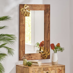 Serenity Natural Wood  Mirror by Christopher Knight Home | Cozy Cove Furniture | 69380