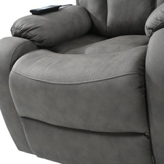 Lift Chair Recliner for Elderly with Power Remote Control in Dark Gray | Cozy Cove Furniture