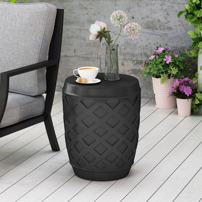 Black Concrete Side Table | Cozy Cove Furniture