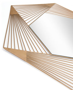 ZUO Aspect Hexagonal Mirror Copper A12205