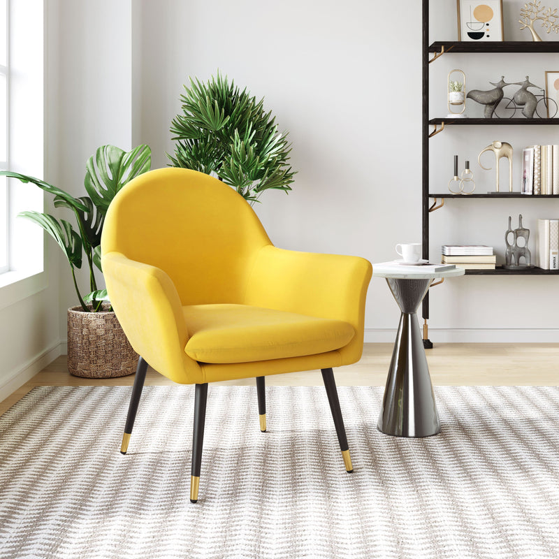 ZUO Alexandria Accent Chair Yellow 109047