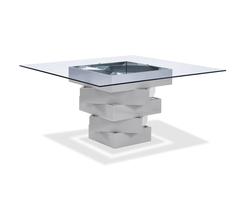 Whiteline Modern Carson Dining Table DT1402-GRY