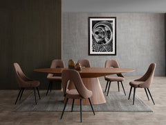 Whiteline Modern Bruno Dining Table DT1474