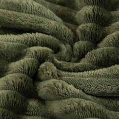 Haven Plush Modular Lounge Chair & Ottoman – Ribbed Corduroy in Sandstone