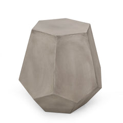 Outdoor Calgary Side Table in Light Grey | Cozy Cove Furniture