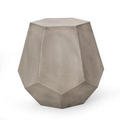 Outdoor Calgary Side Table in Light Grey | Cozy Cove Furniture