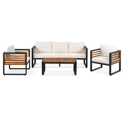 4-Piece 5-Person Conversation Set | Cozy Cove Furniture | FG201235AAA