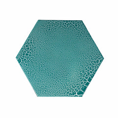 Eliana 12" Iron Side Table in Teal | Cozy Cove Furniture