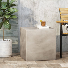 Outdoor MGO Side Table in Light Grey | Cozy Cove Furniture