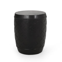 Black Concrete Side Table | Cozy Cove Furniture