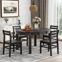 5-Piece Farmhouse Dining Set - Ideal for Holiday Gatherings Cozy Cove Furniture