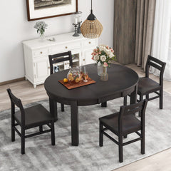 5-Piece Farmhouse Dining Set - Ideal for Holiday Gatherings Cozy Cove Furniture